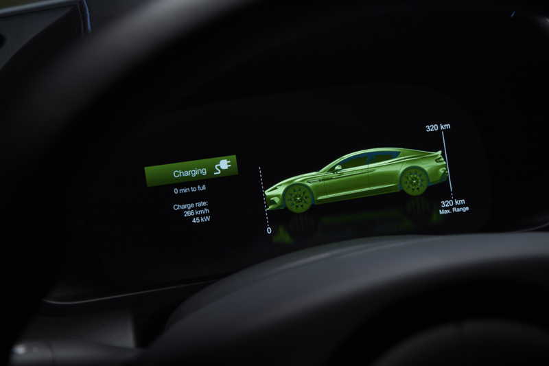 Illustration for article titled The 2020 Aston Martin Rapide E All-Electric Sedan Is Here with 600 HP